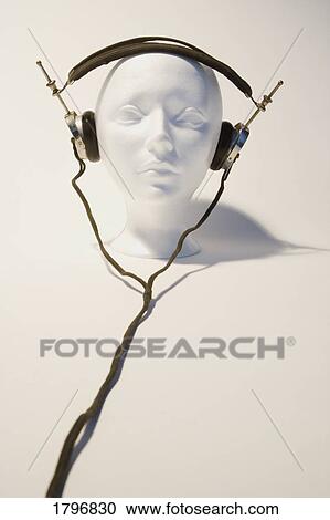 Headset on a mannequin View Large Photo Image Stock Image - Headset on a mannequin. Fotosearch