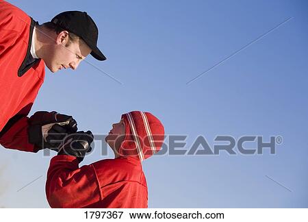 Stock Photo - Hockey players. Fotosearch
