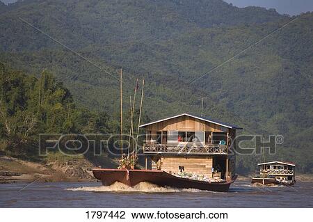 Stock Image - Houseboating. Fotosearch
