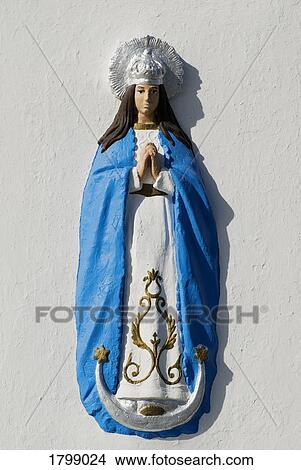 Picture - Icon of the Virgin Mary in Seville, Spain. Fotosearch