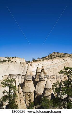 Stock Photograph - Kasha-Katuwe tent rocks national monument . Fotosearch
