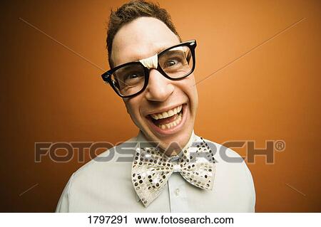 Stock Image - Man wearing a costume. Fotosearch