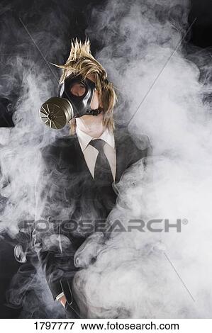 Man wearing a gas mask View Large Photo Image Stock Photo - Man wearing a gas mask. Fotosearch