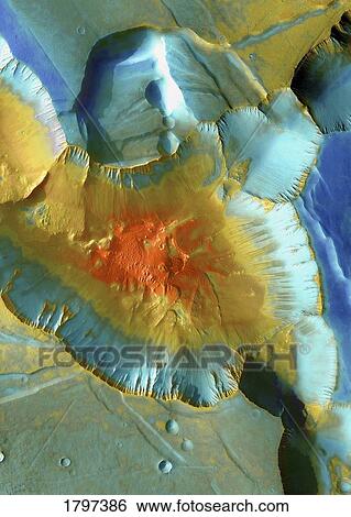 Stock Photograph - Mars aerial view. Fotosearch