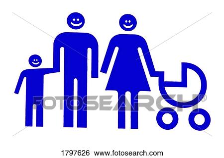 Nuclear family unit illustration View Large Photo Image Stock Photograph - Nuclear family unit illustration. Fotosearch