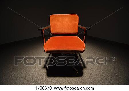 Office chair under a spotlight View Large Photo Image Stock Image - Office chair under a spotlight. Fotosearch
