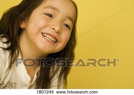 Stock Photography - Portrait of a little girl. Fotosearch