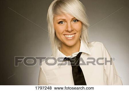 Stock Photo - Portrait of a woman. Fotosearch
