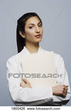 Stock Photograph - Portrait of a woman. Fotosearch