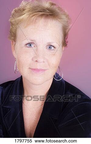 Stock Photography - Portrait of a woman. Fotosearch
