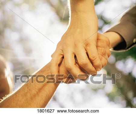 Stock Photo - Pulling you up. Fotosearch