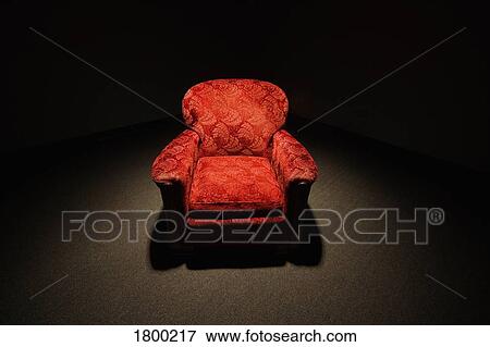 Stock Photo - Red armchair. Fotosearch