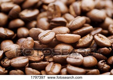 Stock Photo - Roasted coffee beans. Fotosearch