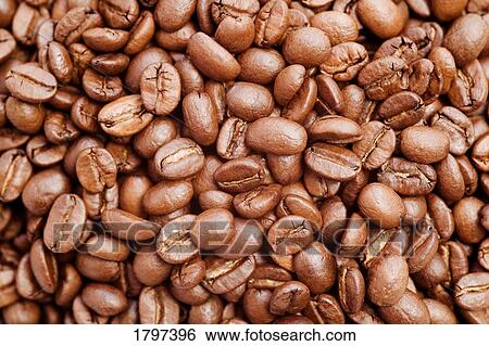 Stock Photograph - Roasted coffee beans. Fotosearch