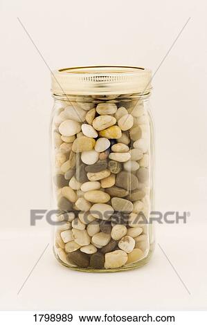 Rocks in a jar View Large Photo Image Stock Photo - Rocks in a jar. Fotosearch