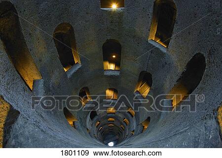 Stock Photo - St. Patrick&#8217; s Well, Orvieto, Umbria Italy . Fotosearch
