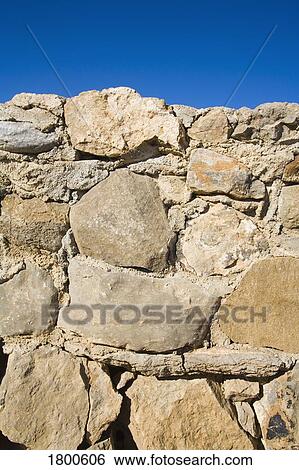 Stock Photograph - Stone wall . Fotosearch