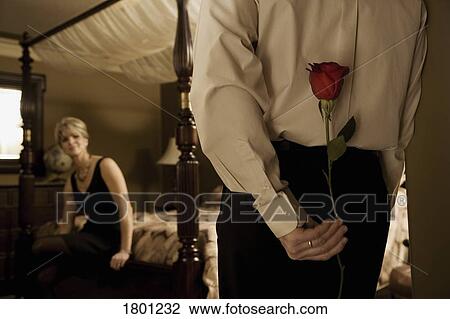 Surprise rose for a woman View Large Photo Image Stock Image - Surprise rose for a woman. Fotosearch