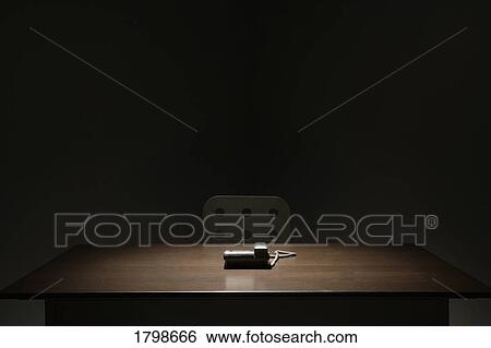 Stock Photograph - Telephone on a table. Fotosearch