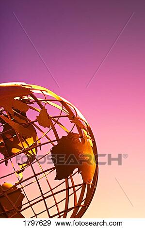 Terrestrial sphere View Large Photo Image Stock Photo - Terrestrial sphere. Fotosearch