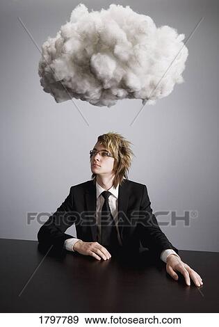 Stock Photo - Unhappy man. Fotosearch