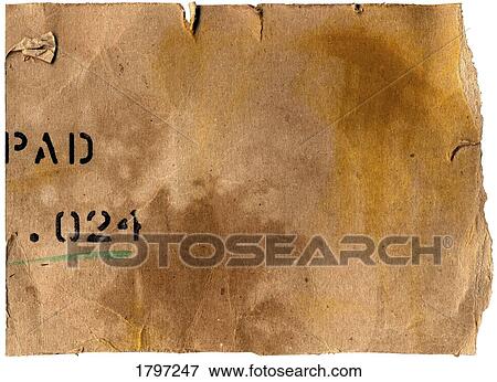 Stock Photo - Used piece of sandpaper. Fotosearch