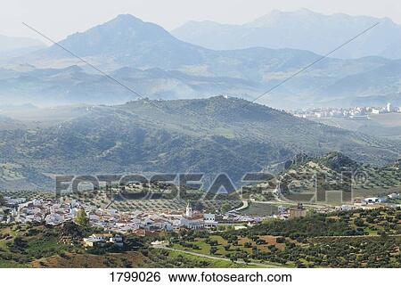Stock Photograph - Villages in Andalucia, Spain. Fotosearch
