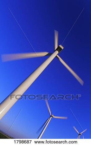 Wind farm in Alberta, Canada View Large Photo Image Stock Photo - Wind farm in Alberta, Canada. Fotosearch