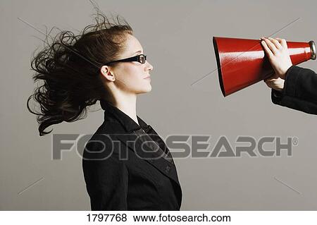 Stock Photo - Woman being yelled at. Fotosearch