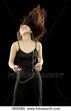 Stock Photography - Woman dancing. Fotosearch