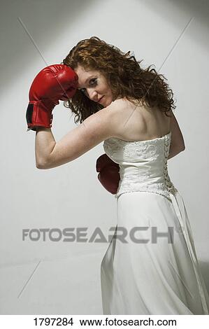 Woman ready to fight View Large Photo Image Picture - Woman ready to fight. Fotosearch