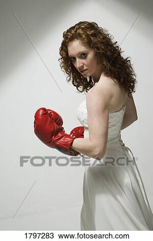 Woman ready to fight View Large Photo Image Stock Image - Woman ready to fight. Fotosearch