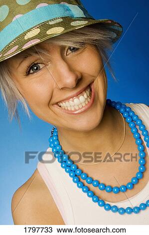 Woman smiling View Large Photo Image Stock Image - Woman smiling. Fotosearch