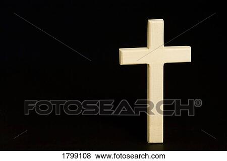 Stock Photo - Wooden cross. Fotosearch