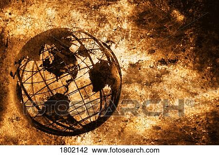 Stock Image - A globe. Fotosearch