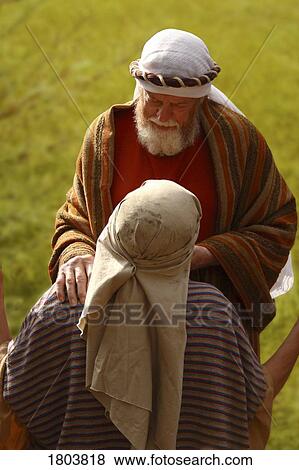A senior man talking to a person View Large Photo Image Stock Photo - A senior man talking to a person. Fotosearch
