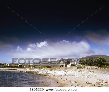 Achill Island, Dooega Village, Ireland View Large Photo Image Stock Photo - Achill Island, Dooega Village, Ireland. Fotosearch