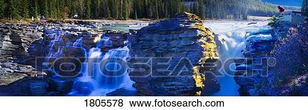 Athabasca Falls, Jasper National Park, Alberta, Canada View Large Photo Image Stock Photo - Athabasca Falls, Jasper National Park, Alberta, Canada. Fotosearch