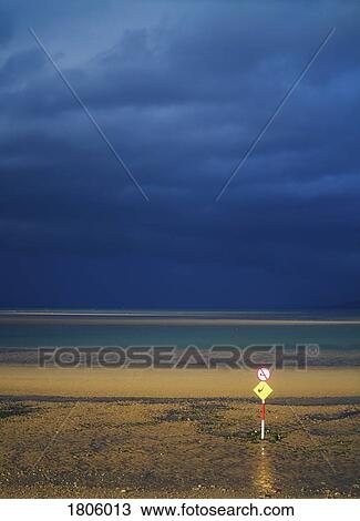 Stock Image - Beach at Sutton, Co Dublin, Ireland. Fotosearch