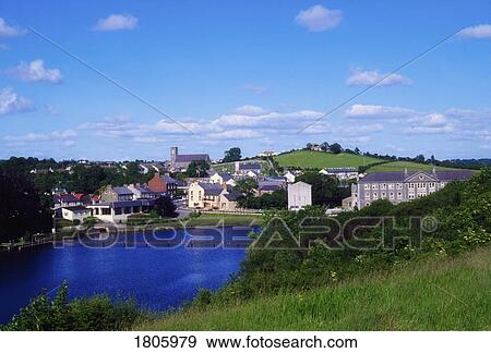 Belleek, River Erne, Co Fermanagh, Ireland View Large Photo Image Stock Photo - Belleek, River Erne, Co Fermanagh, Ireland. Fotosearch