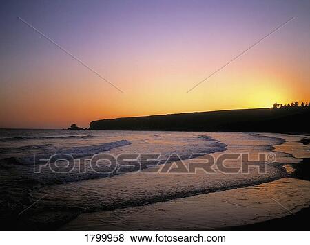 Stock Photo - Bunmahon Bay, Near Bunmahon, Co Waterford, Ireland. Fotosearch