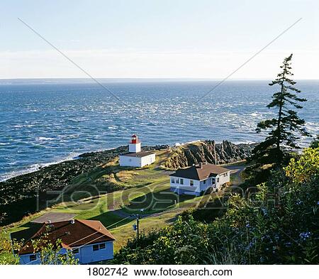 Stock Image - Cape d'Or, Bay of Fundy, Nova Scotia. Fotosearch