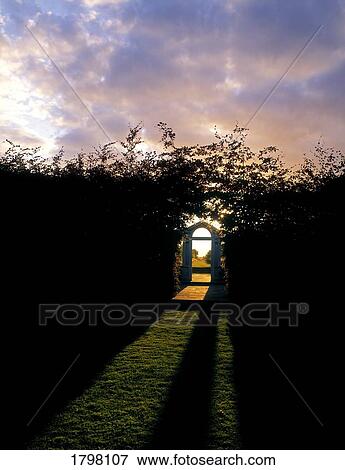 Classical Gateway in Ireland View Large Photo Image Stock Photo - Classical Gateway in Ireland. Fotosearch