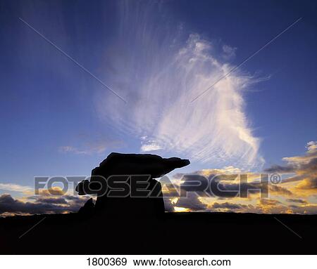 Clouds over Poulnabrone Dolmen, The Burren, Co Clare, Ireland View Large Photo Image Stock Photo - Clouds over Poulnabrone Dolmen, The Burren, Co Clare, Ireland. Fotosearch