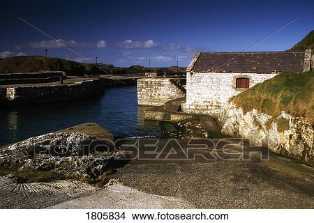 Co Antrim, Ballintoy, Ireland View Large Photo Image Picture - Co Antrim, Ballintoy, Ireland. Fotosearch
