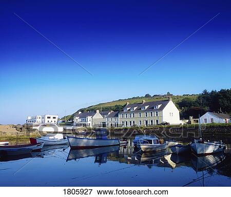 Co Antrim, Cushendun Harbour, Ireland View Large Photo Image Stock Photo - Co Antrim, Cushendun Harbour, Ireland. Fotosearch