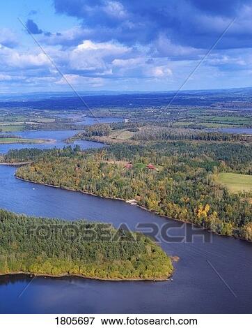 Stock Photo - Co Cavan, Lough Oughter, Killykeen Forest Park, Ireland. Fotosearch