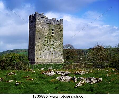 Co Clare, The Burren, Dysert O'Dea Castle, circa 1480, Ireland View Large Photo Image Stock Photography - Co Clare, The Burren, Dysert O'Dea Castle, circa 1480, Ireland. Fotosearch