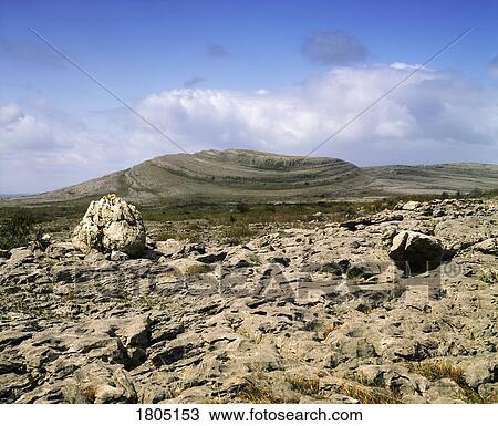 Stock Image - Co Clare, The Burren, Mullaghmore, Ireland. Fotosearch