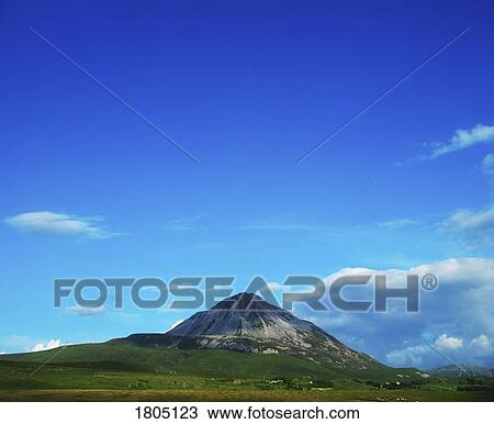 Co Donegal, Errigal Mountain, Ireland View Large Photo Image Stock Image - Co Donegal, Errigal Mountain, Ireland. Fotosearch